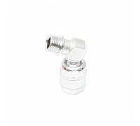 Generic Adapter Regolatore Subacqueo Snodo Girevole 360 Gradi Raccordo Secondo Stadio Filetto 9/16 18 UNF Ottone Cromato Robusto per Collegamento Flessibile, Sa-14