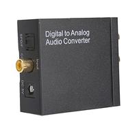 Generic Adattatore da Digitale Ad Analogico Convertitore Efficiente per la Commutazione Domestica o Professionale SPDIF a 24 Bit (Host + cavo USB + cavo in fibra ottica +)