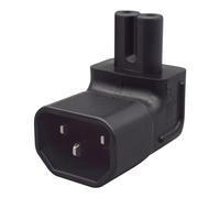 Generic Adattatore di Alimentazione IEC320 Da C14 a C7 Da PVC C14 Maschio a C7 Femmina per Elettrodomestici