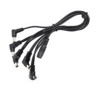 Generic Adattatore di Alimentazione per Effetti per Chitarra Durevole a 5 Vie per Pedali Multipli, Cavo a Margherita antietà per Musicisti, Realizzato in Materiale di Alta qualità