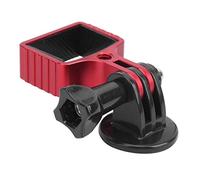 Generic Adattatore di Espansione Multifunzionale Staffa per Fotocamera Portatile per 2 Lega Leggera di Alluminio per Treppiedi e Ventose (rosso)