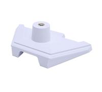 Generic Adattatore di Montaggio Satellitare con Dado da 1/4 di Pollice Staffa di Montaggio Stabile per L'installazione 'antenna su Qualsiasi Superficie in Plastica