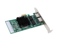 Generic Adattatore di Rete PCI Express Prestazioni Stabili Chipset 82575 Doppie Porte RJ45 Controller da 1000 Mbps Scheda di Rete PCI Express per 11