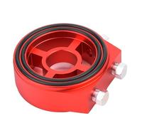 Generic Adattatore Filtro Olio Efficiente Piastra Radiatore Olio Universale in Alluminio con Design O-ring per Protezione Motore, 3/4 Pollici X16UNF per Appassionati di Auto
