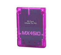 Generic Adattatore MX4SIO per Slot per Schede di Memoria - Lettore di Schede di Memoria Trasparente per 2 - Interfaccia SIO2 Plug and Play - Compatibile con Software Homebrew Come OPL (Viola