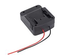 Generic Adattatore per Batteria Al Litio da 18 V Connettore di Alimentazione Compatto di qualità Premium per Batterie Al Litio da 18 V 1 unità