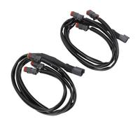 Generic Adattatore per Cablaggio DT per Barra Luminosa a LED Splitter per Connettore Ad Alta 2 Pezzi Durevole per Veicoli Fuoristrada (3 in 1)