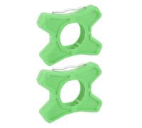 Generic Adattatore per Pedale del Ciclo Antiscivolo in ABS Installazione Rapida per Ciclisti Che Cercano stabilità 2 unità (GREEN)