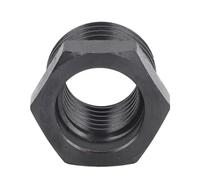 Generic Adattatore per Tornio per Legno Inserto per Mandrino Filettato in Acciaio Durevole per Progetti di Lavorazione del Legno 33mm Maschio 25mm Femmina 1 unità