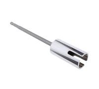 Generic Adattatore per Trapano con Intaglio a Forbice in Acciaio Inossidabile Strumento per Risparmiare Sforzo per i Proprietari di Jack C per Rimorchio