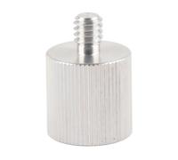 Generic Adattatore per Treppiede Connettore Zigrinato in Lega di Alluminio Facile da Installare Staffa Stabile da 5/8 Pollici a 1/4 Pollici