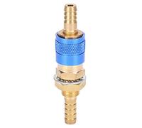 Generic Adattatore Raffreddato Ad Acqua da 8 Mm per Connessione Rapida e Raccordo Rapido del Gas, Connettore per Torcia per Saldatore MIG TIG in Ottone Resistente, Confezione da 2 (BLUE)