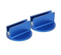 Generic Adattatore Universale per Jack a Saldatura Magnetica Resistente Maggiore stabilità per il Sollevamento di Auto in Alluminio Blu 2 Pezzi