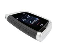 Generic Adatto per Smart Remote Car Key 5.0 Bluetooth Anti-Lost Keyless Entry Auto Lock Fob per Tutti i Modelli con Avvio con un, Materiale in Lega di Zinco (SILVER)