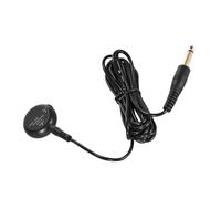 Generic Adeline AD-35 Mini Piezo Pickup Contatto Microfono Trasduttore con Spina di Uscita da 6,35 Mm e Cavo da 3 Metri per Chitarra Ukulele Violino Nero 1 Set