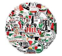 Generic Adesivi Per Palestina 100 Pezzi Fantastici Adesivi Gratuiti Per Palestina Adesivi Estetici Colorati Per Palestina Per Laptop Bottiglia D'acqua Chitarra Bici