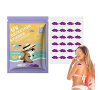 Generic Adesivo di rilevamento UV per protezione solare, promemoria di cerotti di protezione solare - SPF Sensing 24 Count UV | 5-Style Variety Pack Sun Patch Sapere quando si utilizza la protezione