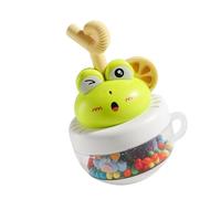 Generic Adorabile Giocattolo per Vaschetta per il Bagnetto con Sonaglio e Pancia Trasparente, Migliora il Divertimento del Bagnetto e lo Sviluppo delle Capacità Motorie, Giocattolo Spruzzatore per