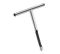 Generic Aeratore Prato Scarificatore Manuale Strumento Giardino Chiodi Pedale Acciaio Carbonio Solido Adatto per Cura Prato Orto Pulizia Spazi Esterni,