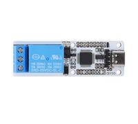 Generic Affidabile Modulo relè a 1 Canale Controllo Seriale USB con Protezione da Sovracorrente Ideale per Progetti Elettronici 10A 250VAC