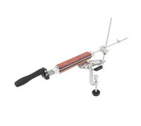 Generic Affilacoltelli da Chef Ad Angolo Fisso di Affilatura da Cucina a Morsetto Rapido per Tutti gli Utensili da Taglio 10 Pietre Corindone Bianco