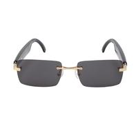 Generic AI Translation Glasses Real Time Translation Occhiali da Sole GPT DeepSeek Modello [Strumento di Ufficio efficiente] [Sound Surround immersivo] (Grigio oro)