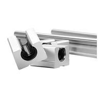 Generic Albero con Guida di Scorrimento Lineare SBR12 da 400 Mm con Blocchi di Cuscinetti da 4 Pezzi per il Posizionamento di Precisione della Guida di Scorrimento Nelle Applicazioni della Macchina