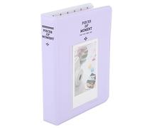 Generic Album Fotografico Istantaneo, Album Fotografico Tascabile di Grande capacità 64 in Modo Flessibile con i Biglietti per il Cinema (PURPLE)