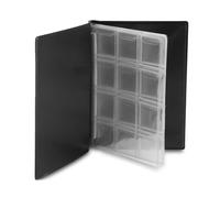 Generic Album per Monete Comodo Formato Piccolo con 120 Tasche Portasoldi per Collezionisti di Monete PVC Blu 4,3 * 6,1 Pollici (BLACK)