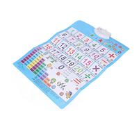 Generic Alfabeto Elettronico Grafico da Parete Poster Educativo Interattivo per Bambini Giocattolo Didattico ABC con Suono Bifacciale con Materiale in PVC Decorazioni per la Scuola Materna dell'aula
