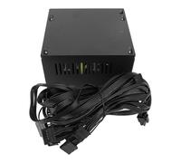 Generic Alimentatore ATX da 500 W Circuito di Controllo della Temperatura Ad Alte Prestazioni per Custodia da Tavolo Supporto Alimentatore Piattaforma Double Core, Materiale in Lega di Alluminio