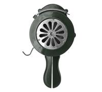Generic Allarme a Manovella, Sirena Portatile Antiruggine, Trasmissione Sonora per le Scuole (OD Verde)