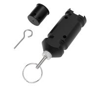 Generic Allarme perimetrale, compatto e leggero, sistema di sicurezza con allarme forte per campeggio, proprietà, sicurezza, praterie, montagne, foreste, (nero)