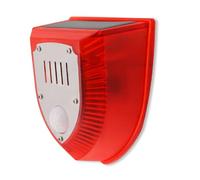 Generic Allarme Sonoro e Luminoso a Induzione Solare Che Protegge in Modo Efficiente il di Allarme di Sicurezza Domestica per la Protezione 24 Ore su 24, Materiale ABS per Frutteto Domestico