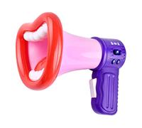 Generic Altoparlante Che Cambia Voce Amplifica L'effetto Sonoro del Megafono per Bambini Durevole Rosso novità Corno Giocattolo per Cosplay Materiale Plastico di Sicurezza per Feste