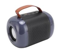 Generic Altoparlante di Karaoke Portatile con Doppio Corno per Suono Coinvolgente, Effetto Luce RGB per Incontri Familiari - Mini Macchina Karaoke per Bambini e Adulti (BLACK)