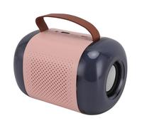 Generic Altoparlante di Karaoke Portatile con Doppio Corno per Suono Coinvolgente, Effetto Luce RGB per Incontri Familiari - Mini Macchina Karaoke per Bambini e Adulti (PINK)