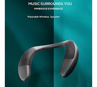 Generic Altoparlante Wireless con Archetto da Collo con Surround 3D, Altoparlante Portatile Indossabile per Cucinare e Fare Sport All'aria Aperta -