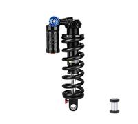 Generic Ammortizzatore Posteriore Regolabile per Mountain Bike Molla Elicoidale da 550 Libbre per Corse in Discesa, Corpo Leggero in Lega di Alluminio (Boccola 205MM 550LB 54x24)