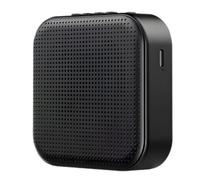 Generic Amplificatore vocale portatile per insegnanti, mini altoparlante megafono con cuffie cablate, wireless 5.0, USB, riproduzione di schede Tf, 1200 mAh, 3,3 x 3,3 x 2,8 cm