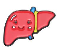 Generic Anatomia Organi Del Fegato Smalto Spilla Spille Spille Zaino Viscerale Distintivo Gioielli Per Medici Infermieri Studenti, 2.9*2.4cm