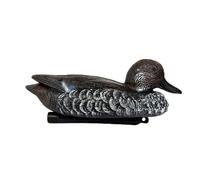 Generic Anatra Finta Decoy Realistica con Tessitura Delle Piume 3D Impermeabile E Rivestimento Contro i Raggi Solari Adatta per Decorazione Esterna Caccia Stagni, Marrone Donna
