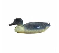 Generic Anatra Finta Decoy Realistica con Tessitura Delle Piume 3D Impermeabile E Rivestimento Contro i Raggi Solari Adatta per Decorazione Esterna Caccia Stagni, Anatra Femmina Senza Asta