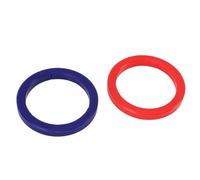 Generic Anello di Tenuta in Silicone per Macchina da caffè, Kit di Guarnizioni Testata Gruppo Ad Alta elasticità di Ricambio per Serie 9, Durevole, Blu e Rosso, 2 Pezzi