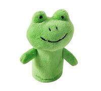 Generic Animali Puppets Set Giocattoli Peluche Bambini Prop Divertente Materiale Morbido Immaginazione Creativa Adatto a Asilo Casa Ruolo, Rana verde, Taglia unica