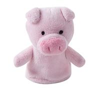 Generic Animali Puppets Set Giocattoli Peluche Bambini Prop Divertente Materiale Morbido Immaginazione Creativa Adatto a Asilo Casa Ruolo, Maiale Rosa, Taglia unica