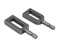 Generic Annodatore per Filo da Trapano Elettrico da 2 Pezzi Design Ergonomico per L'edilizia e L'agricoltura Strumento per Annodare il Filo di Ferro Gambo Esagonale da 1/4 di Pollice