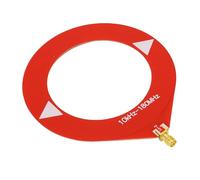 Generic Antene Radio Donut WB, Spina del Ciclo da 10kHz-180MHz e Riprodurre l'interfaccia SMA con Convertitore a Bassa Impedenza per Uso Esterno ((Rosso) femmina SMA)