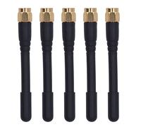 Generic Antenna di Segnale Ad Alte Prestazioni Omnidirezionale 3DBi da 5 Pezzi per Applicazioni Domestiche Intelligenti SMA Maschio Impermeabile a Doppia Frequenza