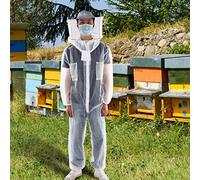 Generic Anti- D'Api, Trasparente, in un Unico Pezzo, Maglia di Nylon, Tuta per Apicoltura, Abbigliamento per Api, Forniture (L)